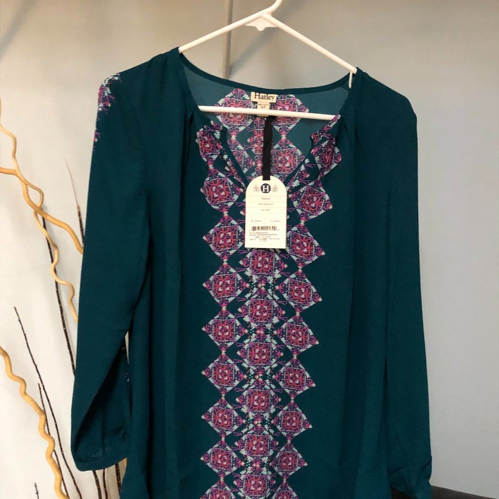NWT Hatley Moroccon Print Tunic, Medium